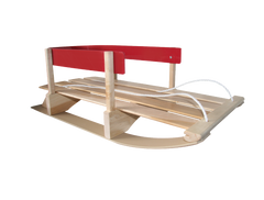 Traîneau traditionnel en bois pour bébé GV|GV traditional baby wooden sled